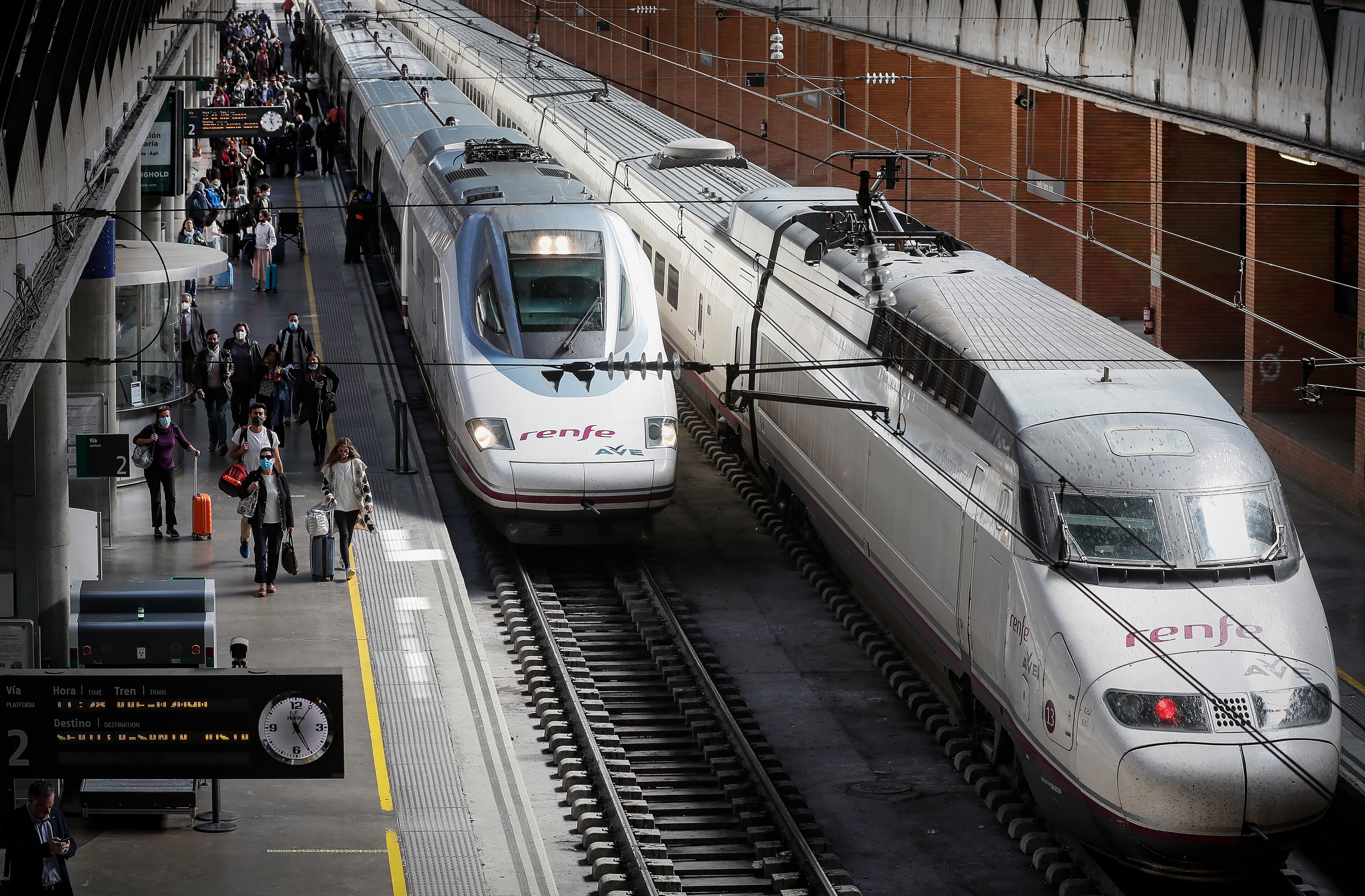 Estación de Renfe en Santa Justa, en Sevilla.