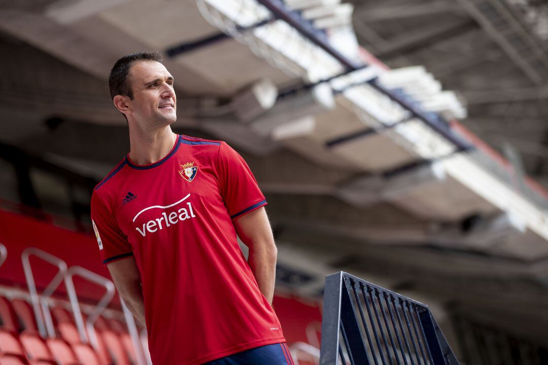 Kike García presentación en Osasuna