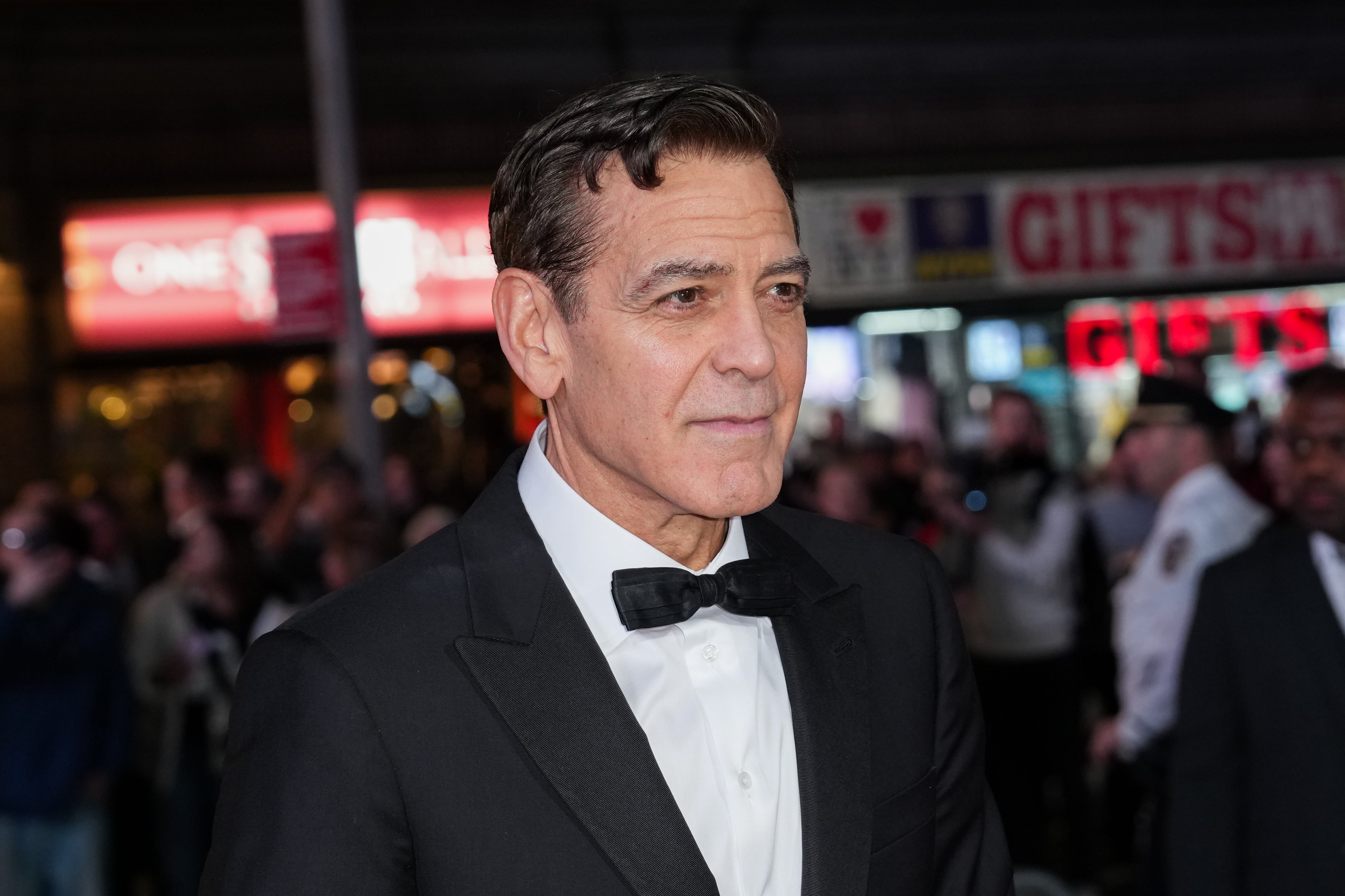 George Clooney en el estreno de &#039;Good Night, and Good Luck&#039;, el 3 de abril de 2025 en Nueva York. Variety/Getty Images.