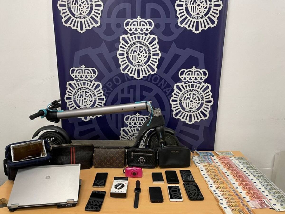 Detenido por una docena de robos en las zonas de carga y descarga de Málaga