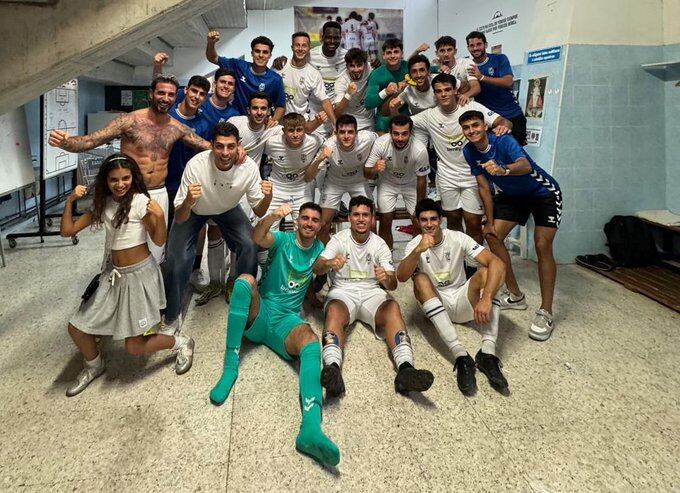 En el vestuario del Olímpic tras la goleada al Gandia 9-0