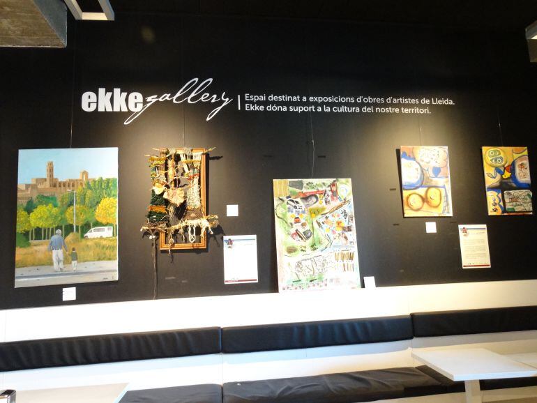 Les obres exposades tenen, entre altres motius d'inspiració, la Seu Vella de Lleida.