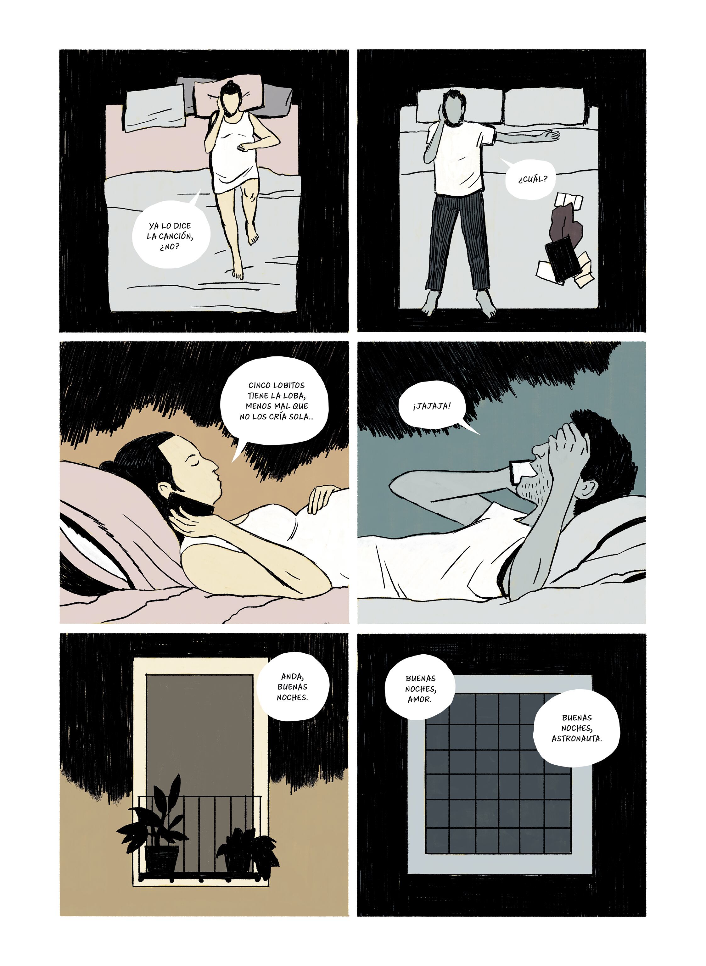 Página de 'La espera', de Mario Trigo, editado por Garbuix Books