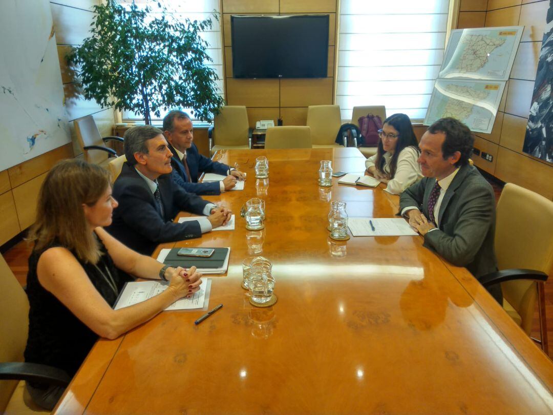 Marc Pons i Pedro Saura van assolir importants acords en matèria de transport.