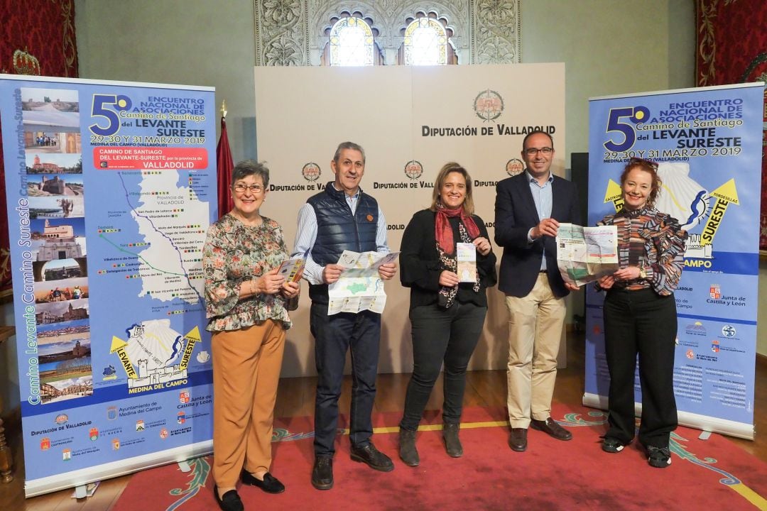 La Diputación acogió la presentación del encuentro de asociaciones del Camino de Santiago