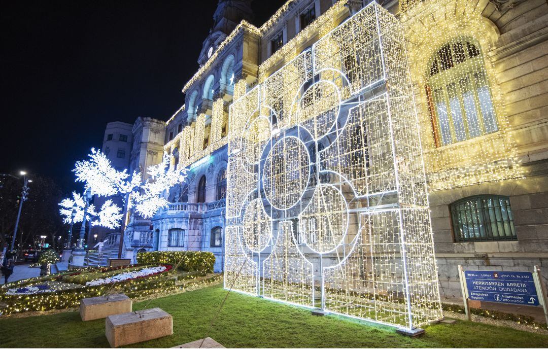 Bilbao enciende la iluminación navideña.