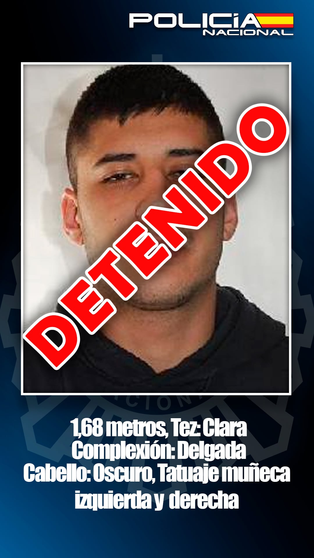 Luis M.C. segundo detenido de la lista de los diez fugitivos