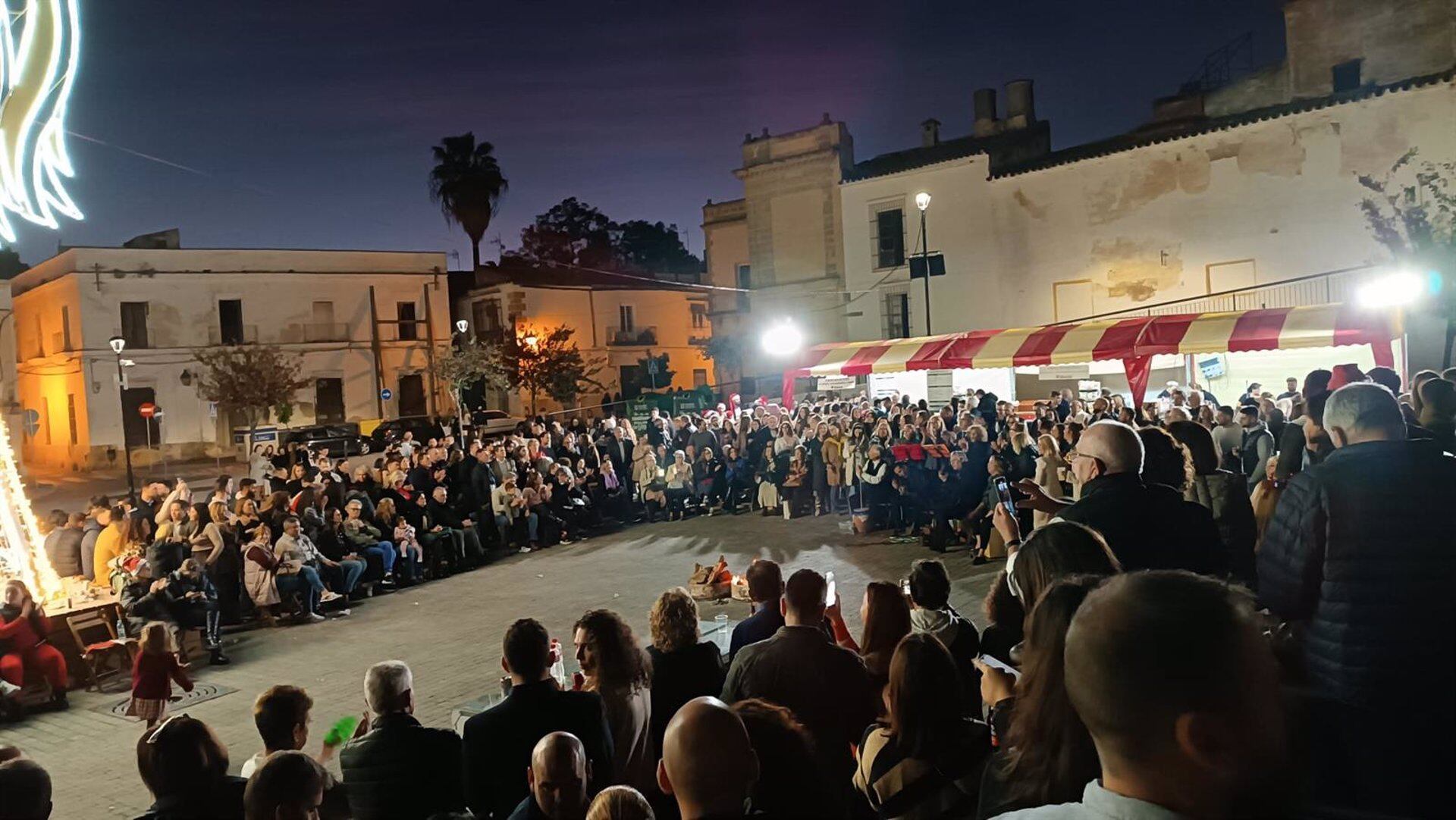 Una zambomba en el centro histórico de Jerez