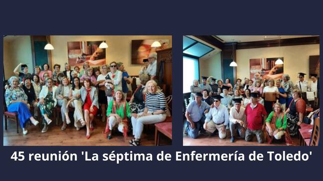 Imagen de la última reunión de 'La séptima de Enfermería de Toledo'