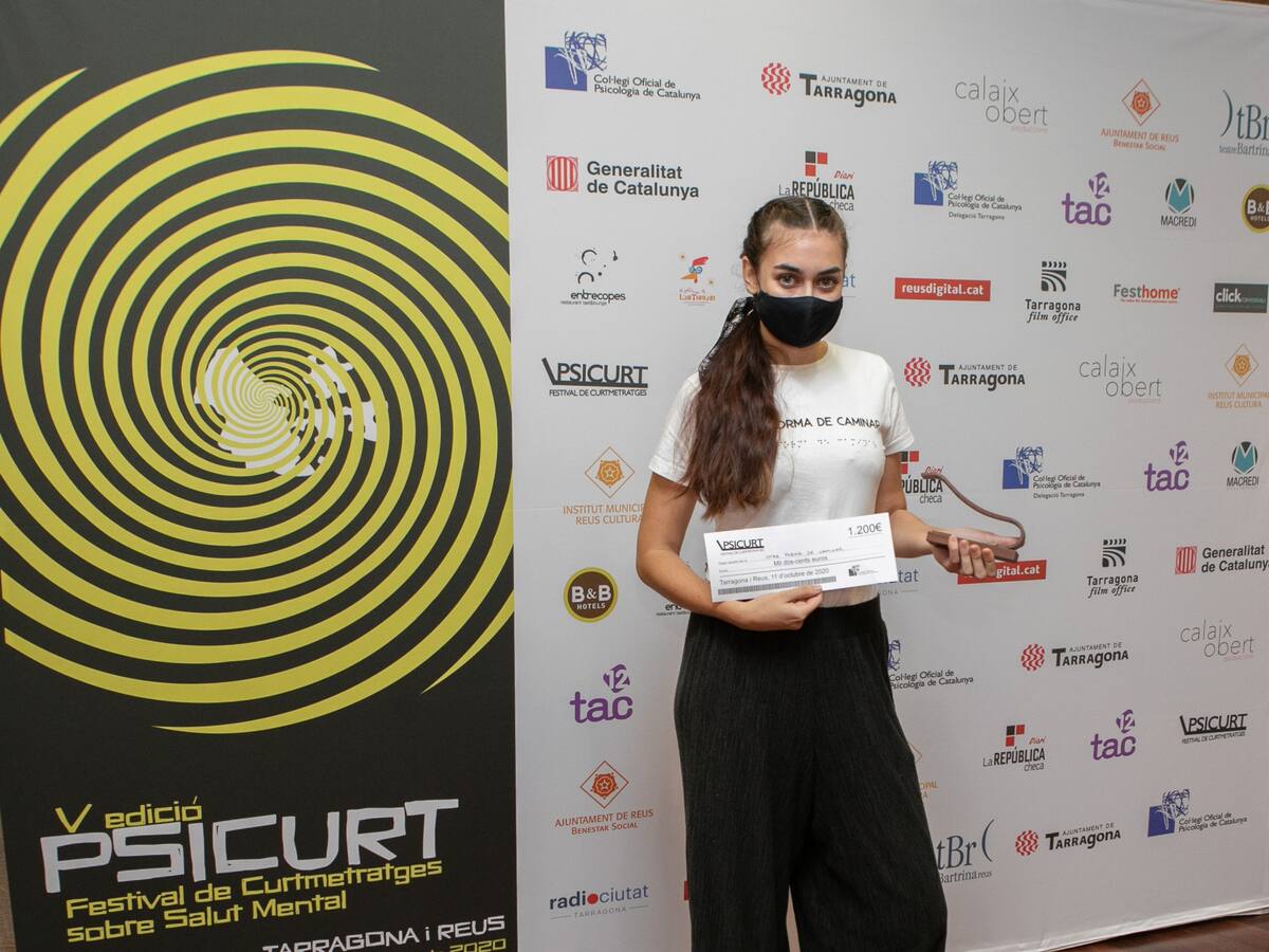 Laura Torrijos-Bescós, premiada en el Festival Psicurt de Tarragona