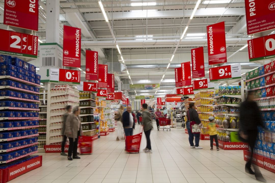 Fotografía de un supermercado Alcampo