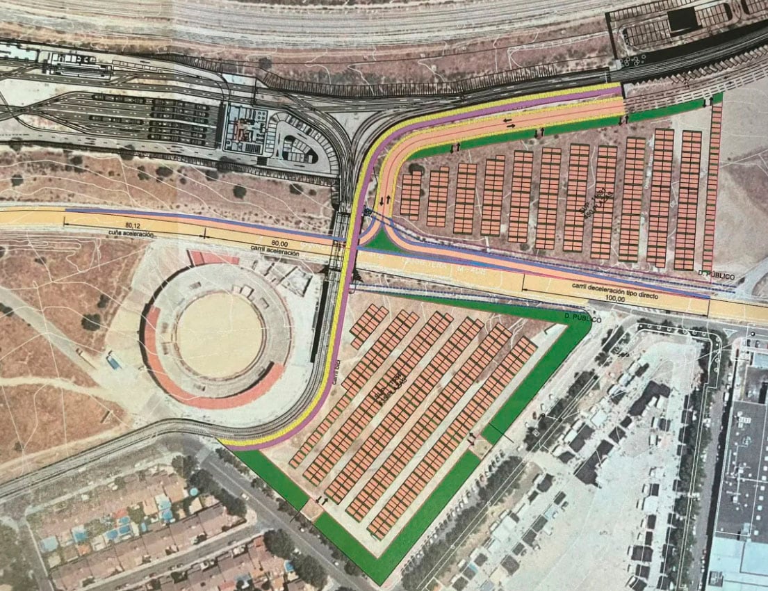 La zona de Parla donde se levantará la estación de Parla Norte