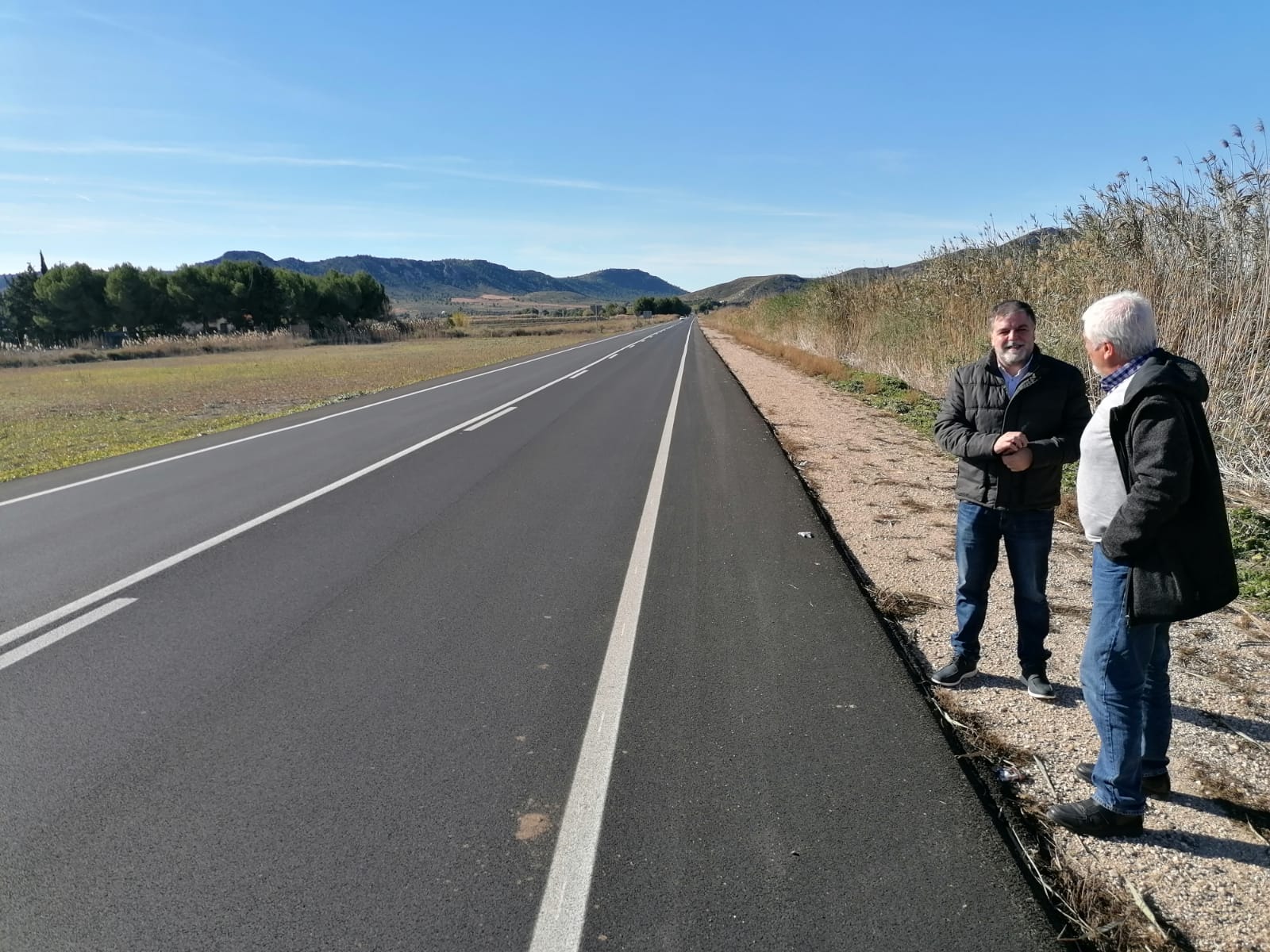 Obras en la carretera