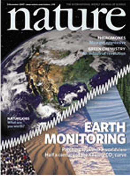 Portada de la revista Nature, número de Diciembre