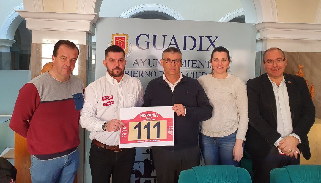 Presentación del Rallye en el Ayuntamiento de Guadix