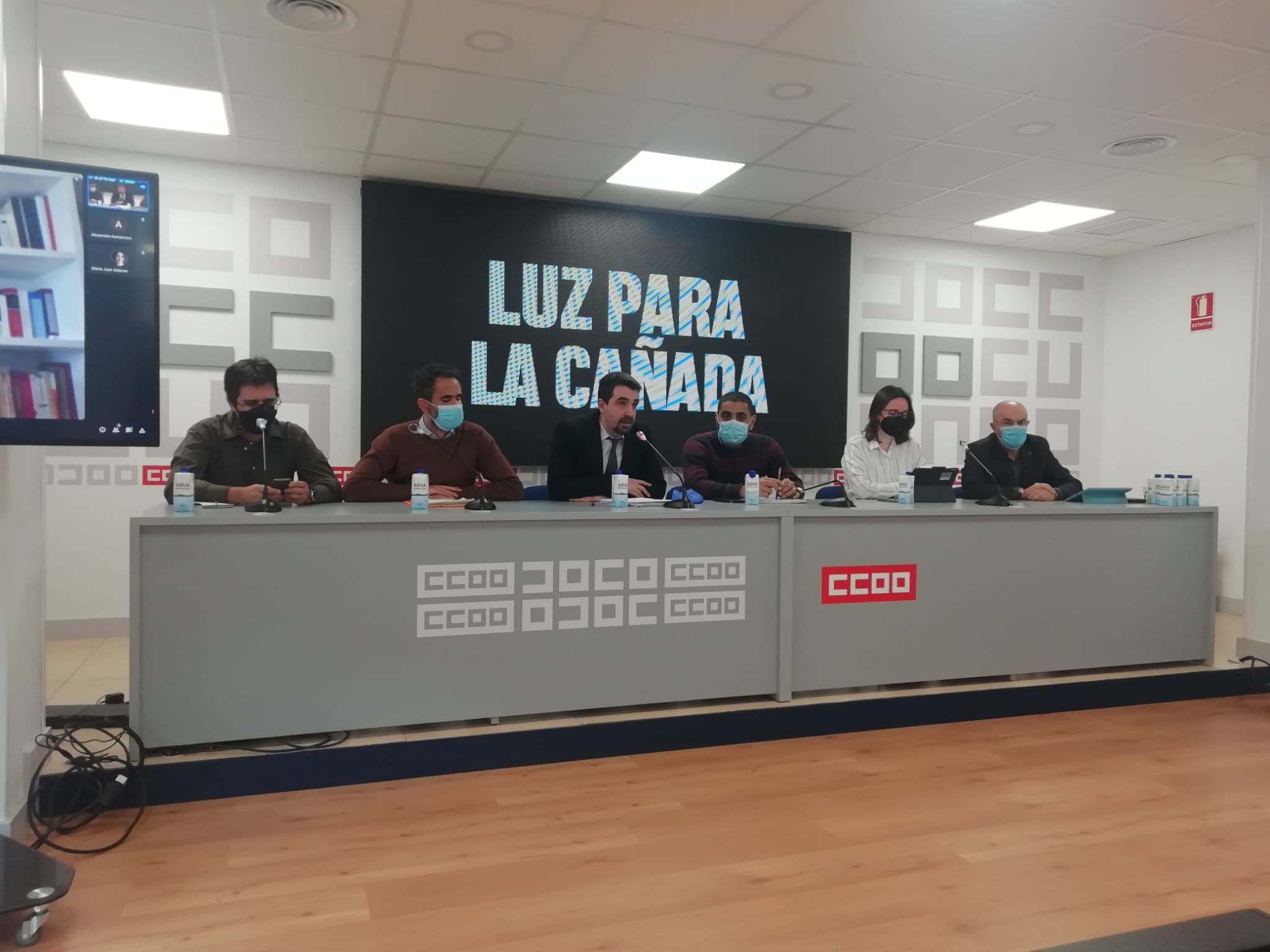 Rueda de prensa para anunciar la reclamación colectiva ante Europa por la vulneración de los derechos humanos en la Cañada Real.