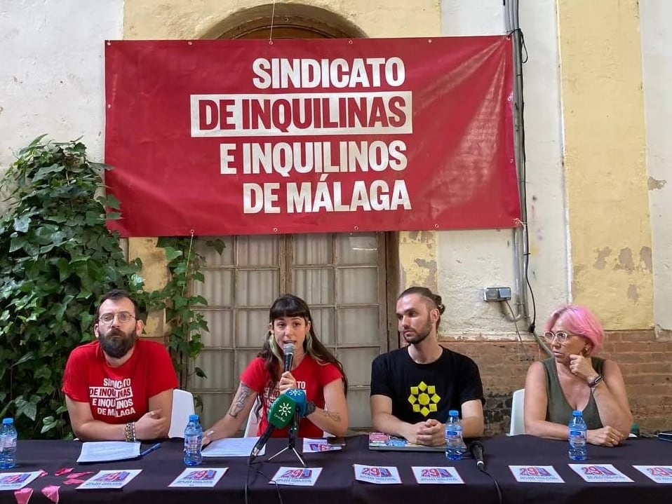 Un momento de la rueda de prensa este jueves en Málaga