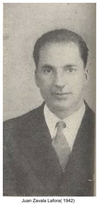 Retrato de Juan de Zavala Lafora en 1942.