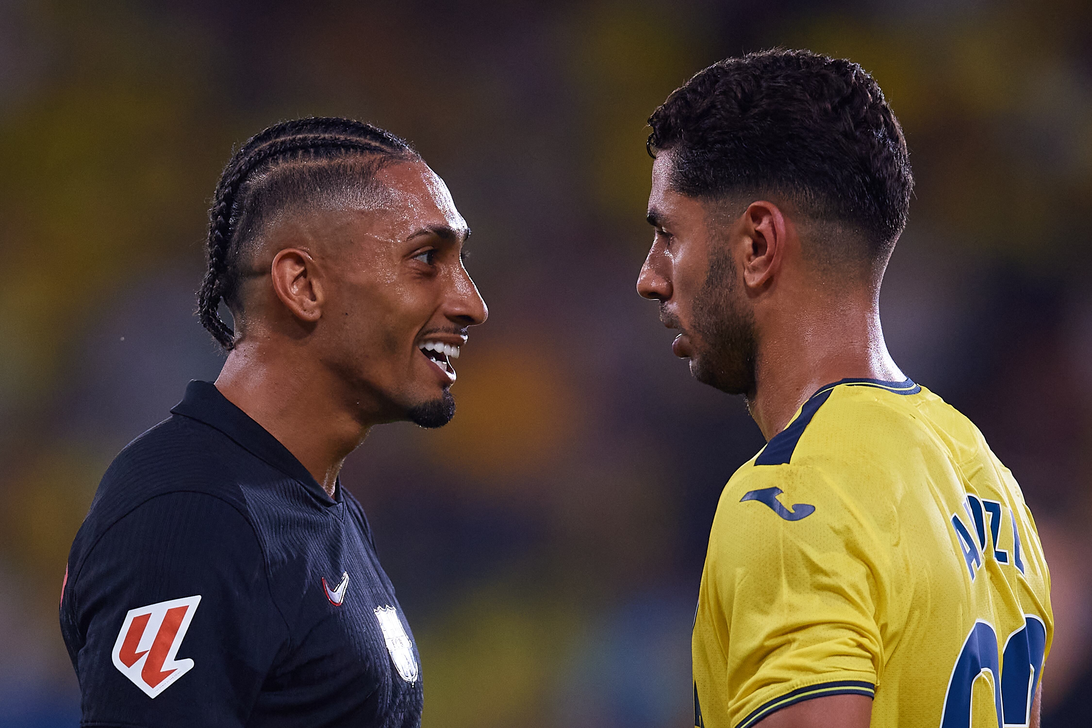 Raphinha y Ayoze, en el Villarreal-Barça de Liga