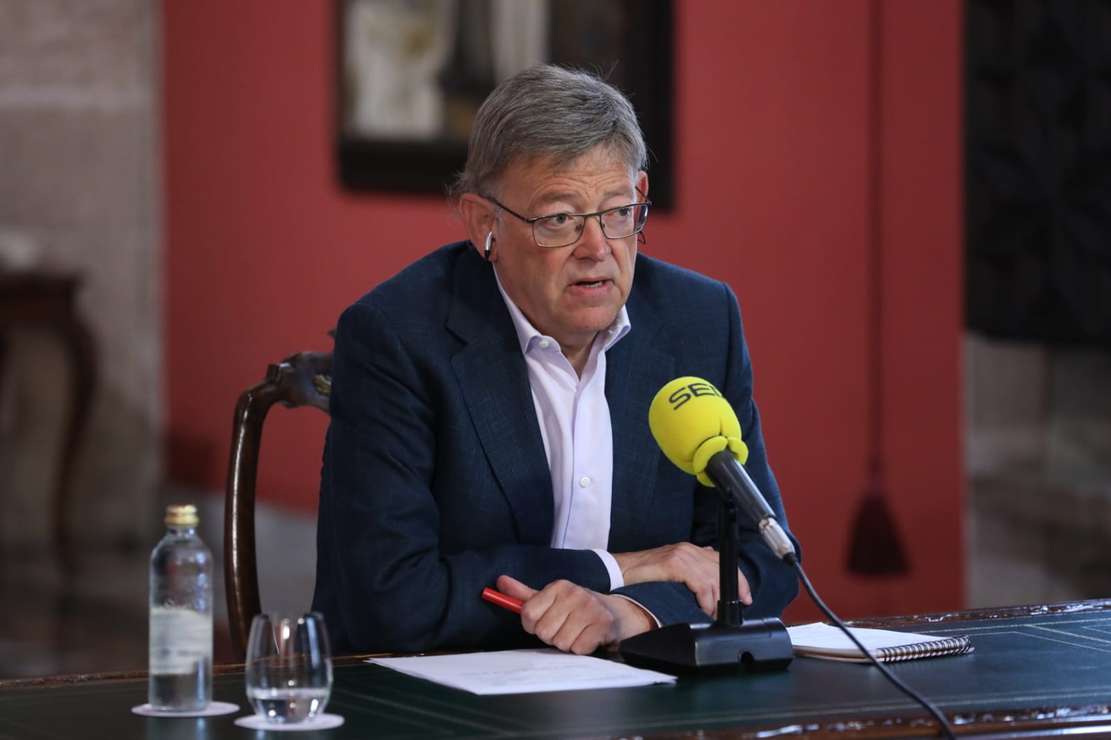 Ximo Puig, durante la entrevista concedida a &#039;Hoy por hoy&#039; este jueves.