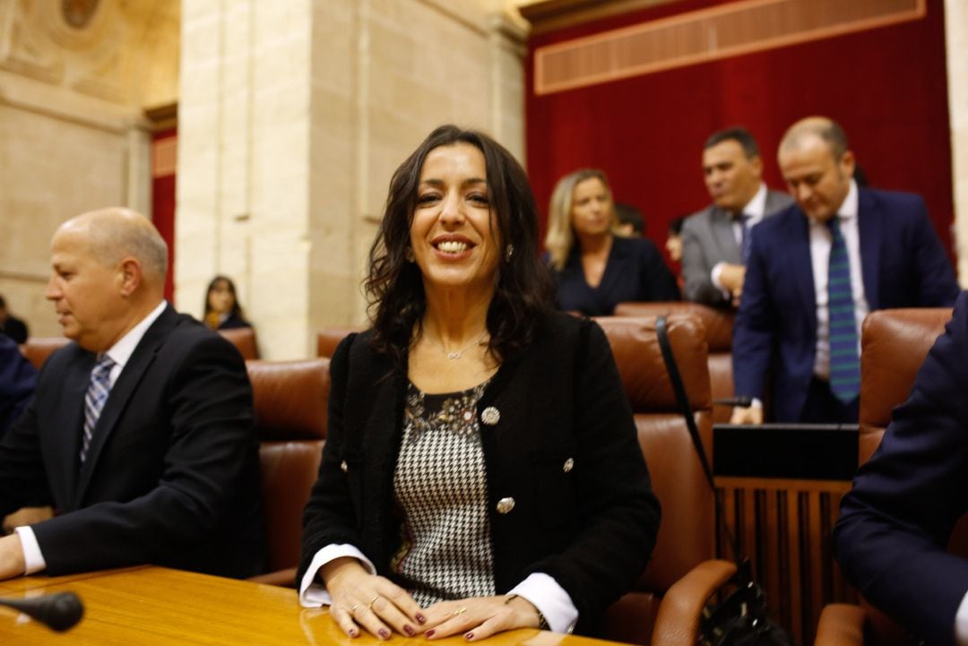 La nueva presidenta del parlamento andaluz, Marta Bosquet.