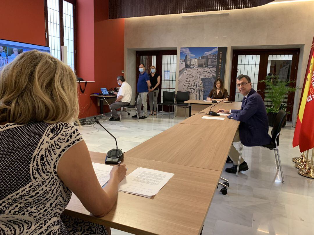 Ballesta en la junta de gobierno telemática de hoy