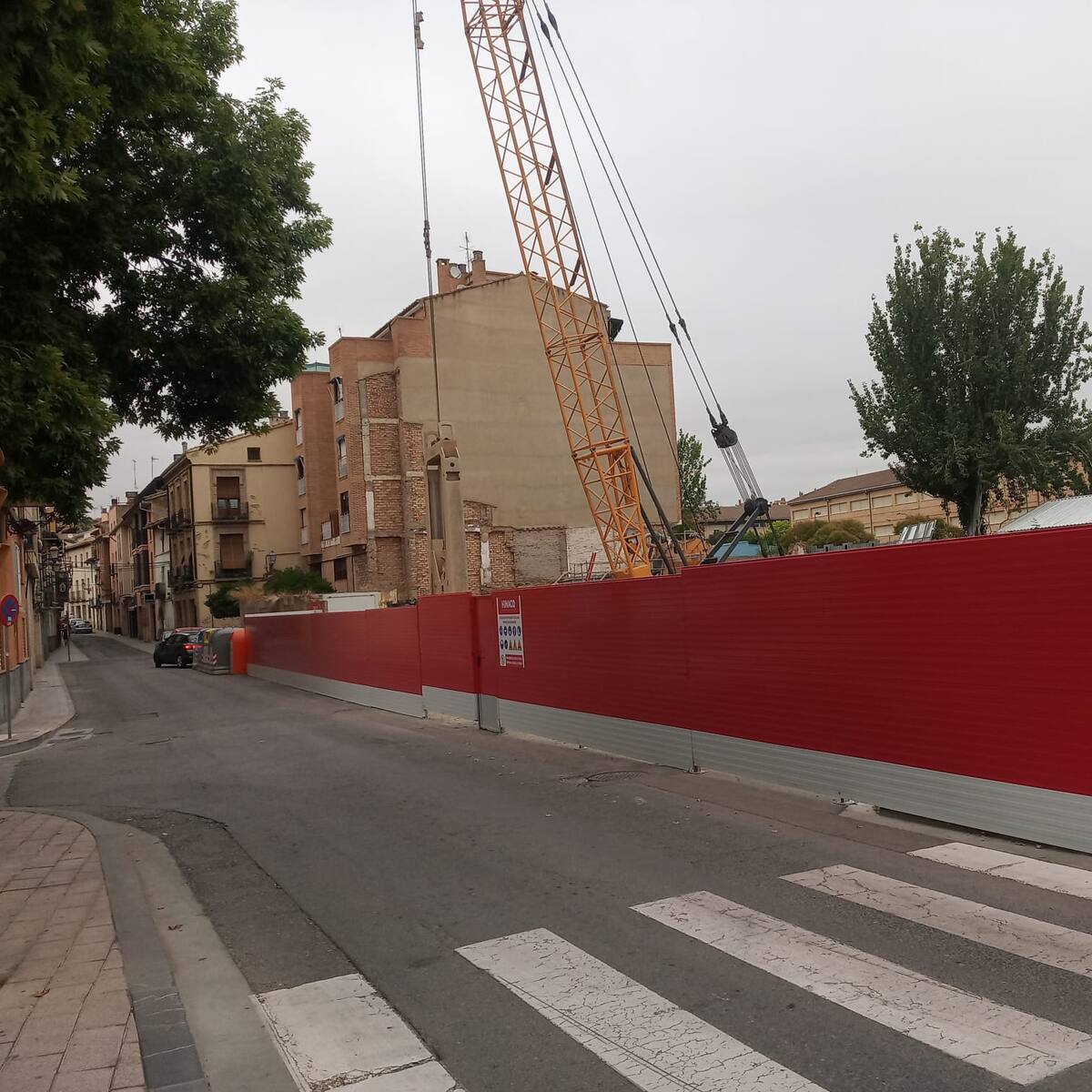 Corte al tráfico, durante dos días, de un tramo de la calle San Lorenzo