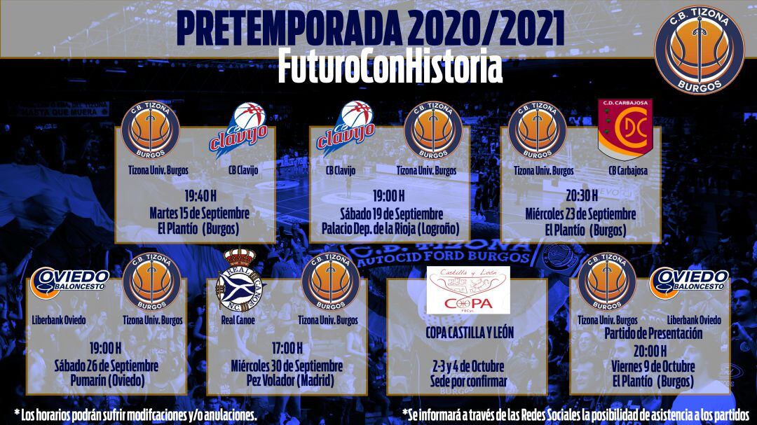 Pretemporada Tizona UBU