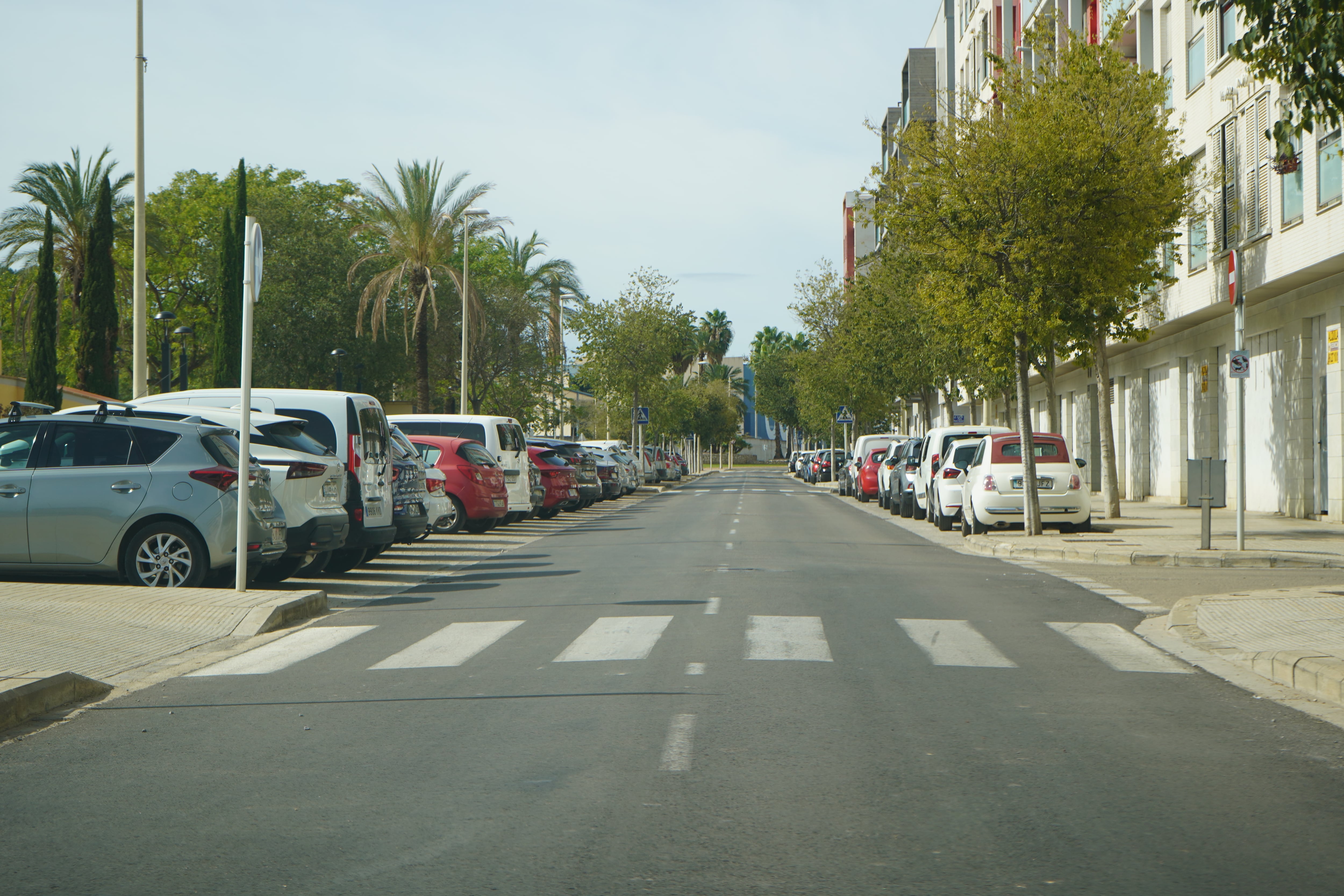 Paso de peatones en Corts Valencianes. Fuente: Ajuntament de Xàtiva