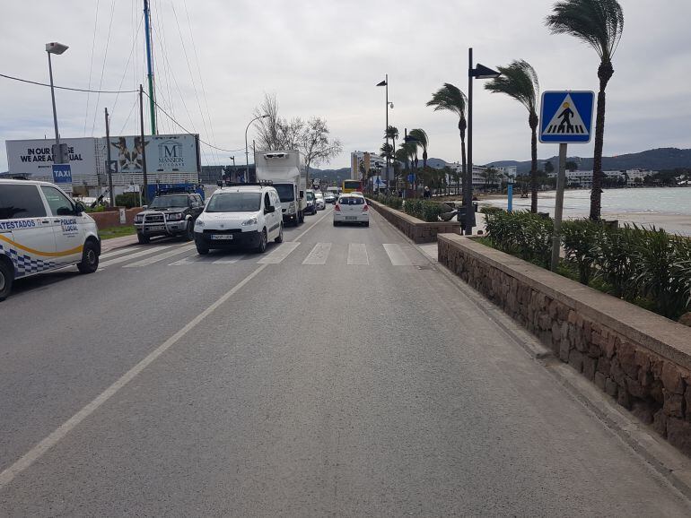 Imagen del lugar del atropello