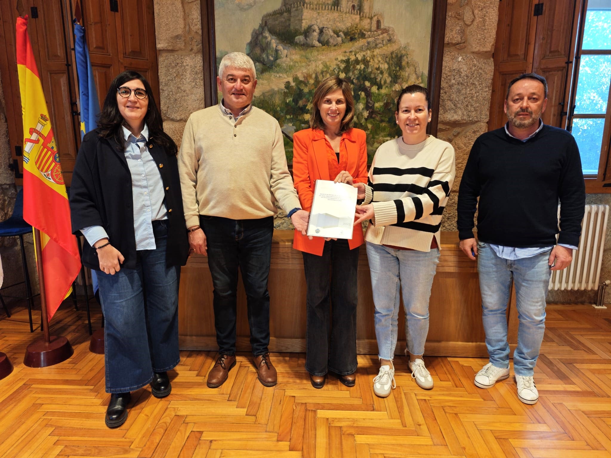 Nava Castro y Marta Valcárcel, alcaldesas de Ponteareas y Salvaterra de Miño