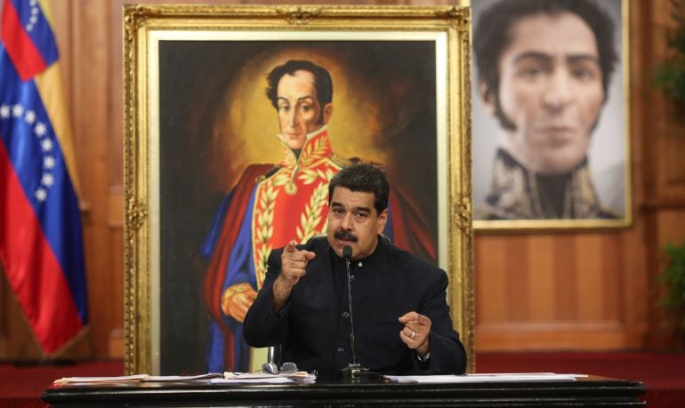 El presidente de Venezuela Nicolás Maduro.