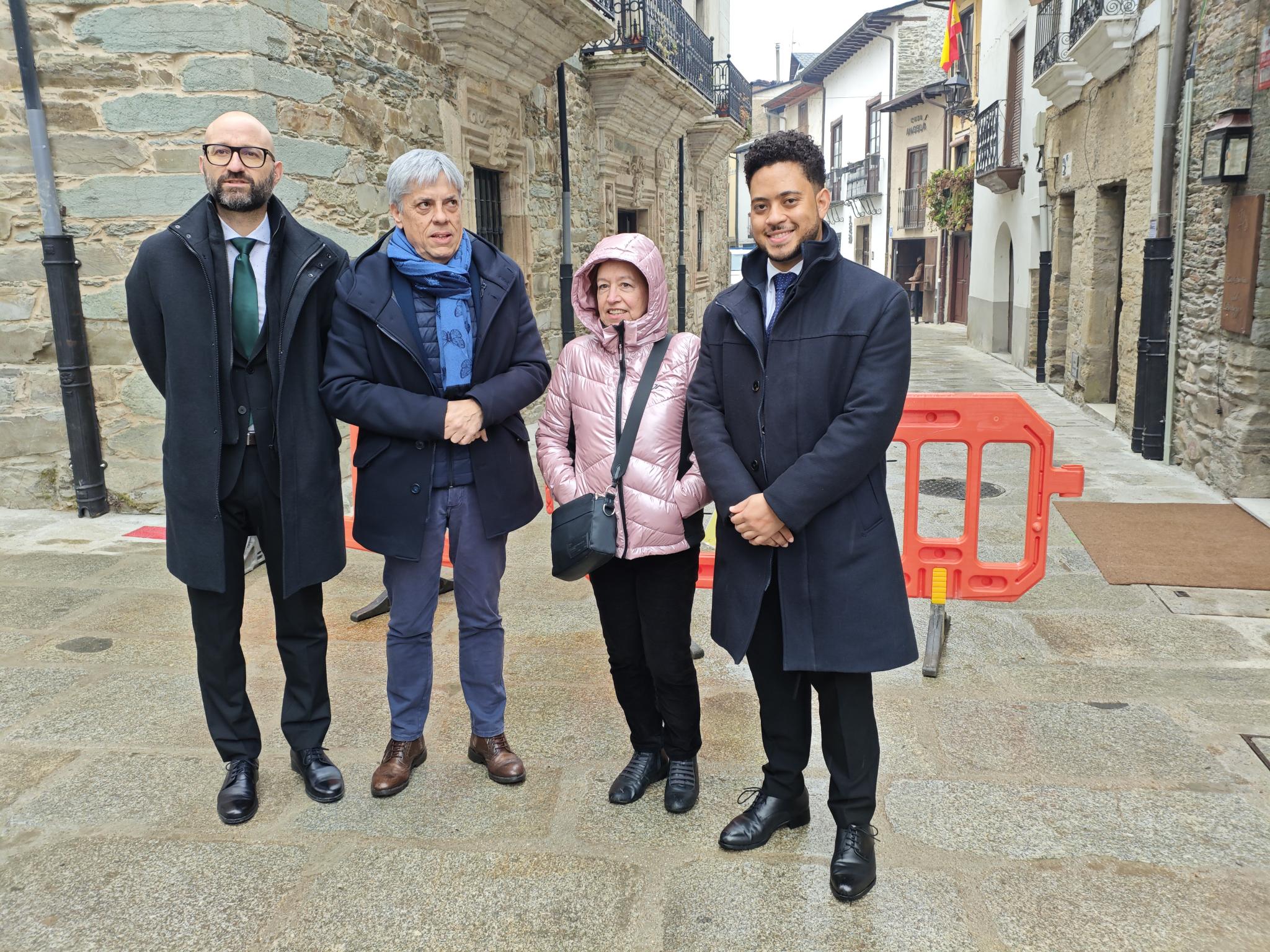 Recepción de las obras de la calle del Agua en Villafranca del Bierzo