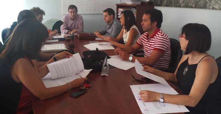 Los diferentes grupos políticos durante la Comisión de Hacienda del Ayuntamiento de Jaén