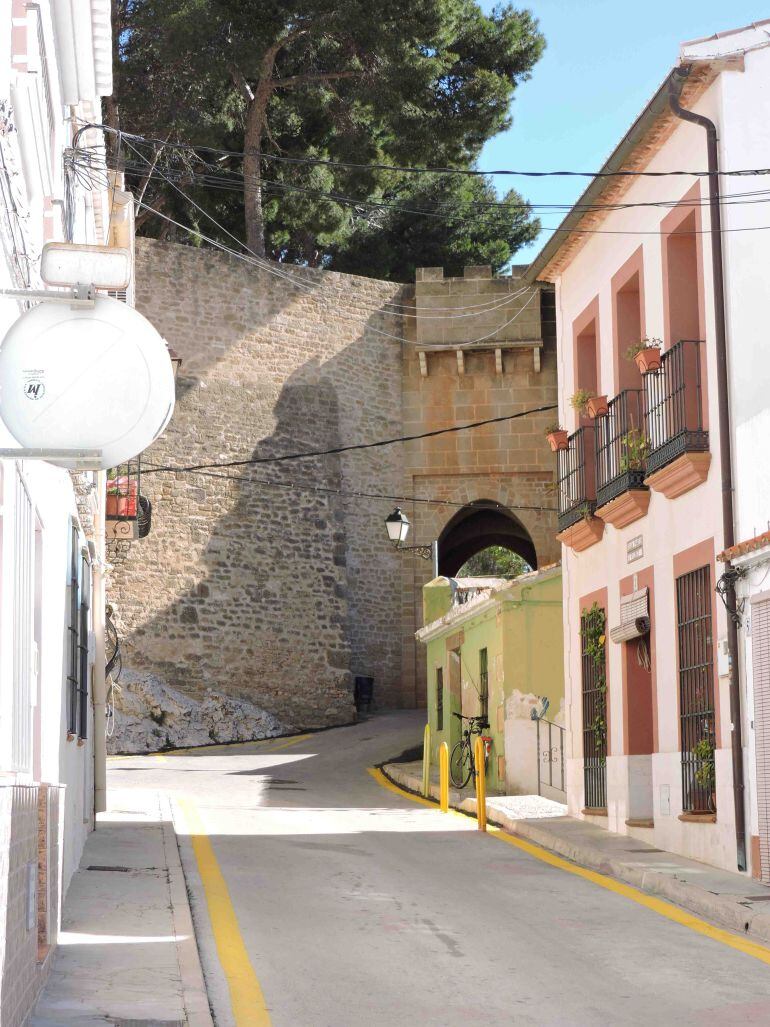 Calle Sant Francesc, en el barrio de Les Roques en Dénia.