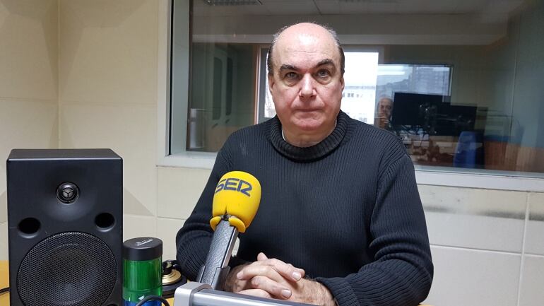 Carlos García, portavoz de Arca, durante la entrevista en la Ventana 