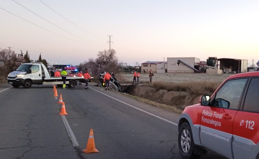 Accidente mortal en Cascante