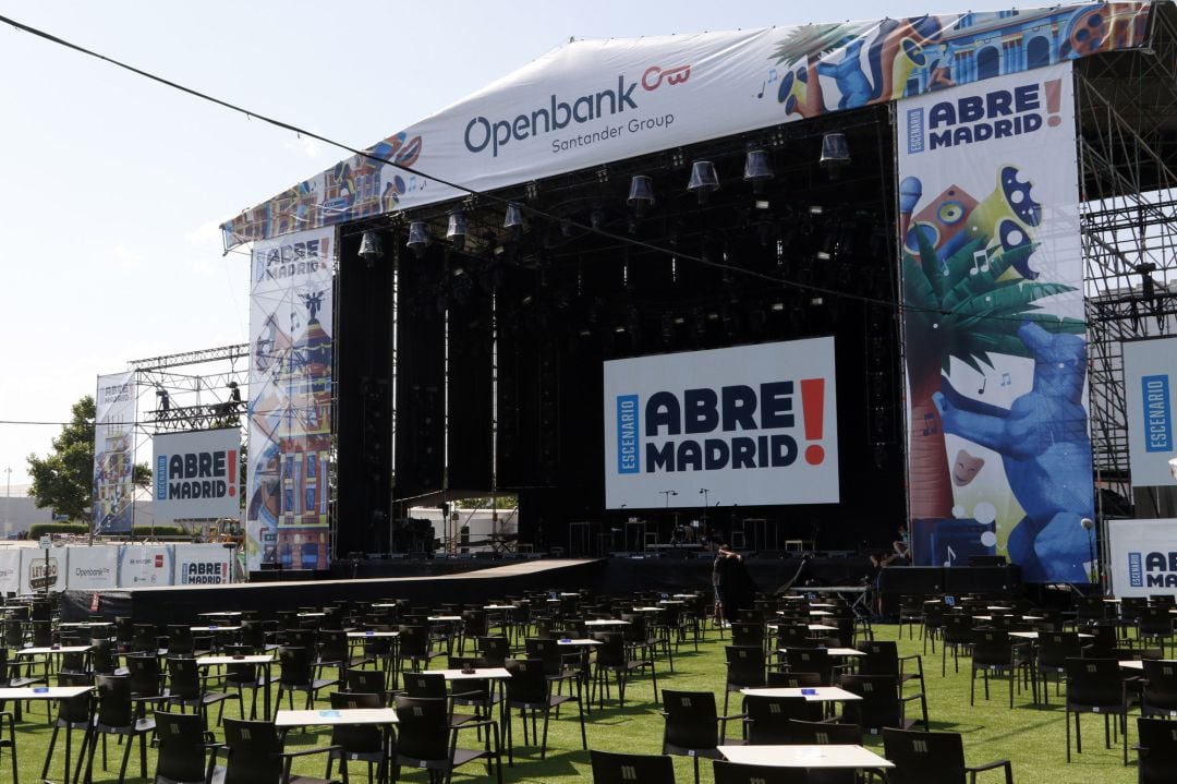 &quot;Abre Madrid!&quot; es un espacio al aire libre ubicado en Ifema con una amplia programación de propuestas artísticas.