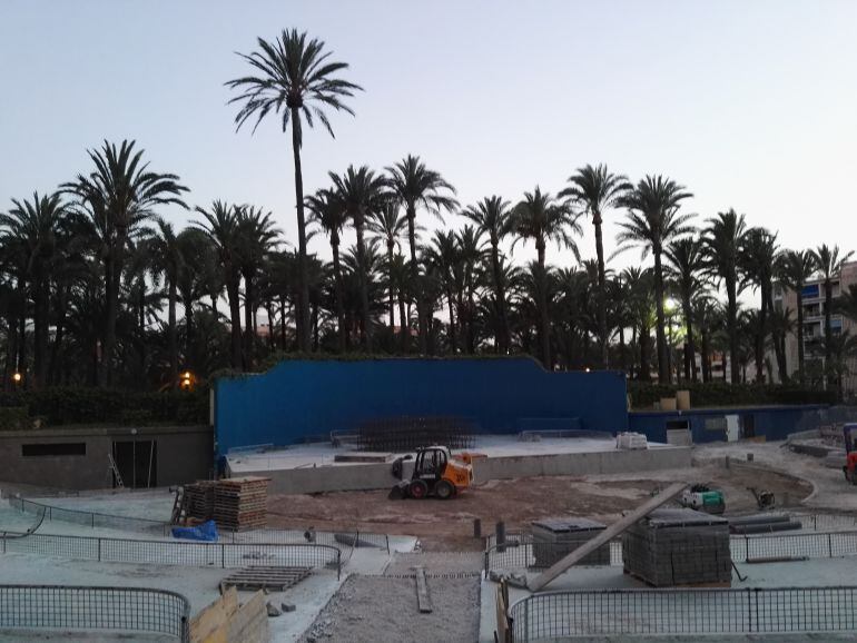 Obras en Auditorium El Palmeral