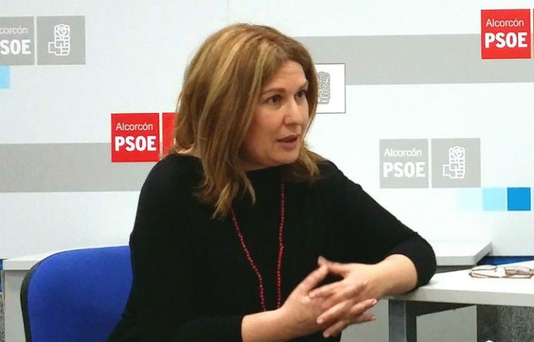 La portavoz del partido socialista en Alcorcón, Natalia de Andrés