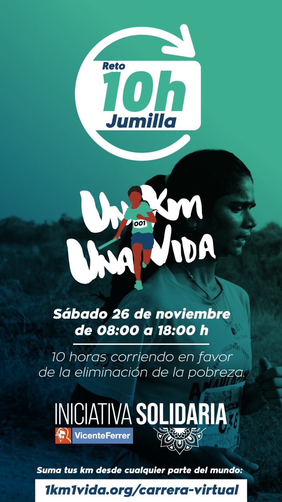 Cartel de &#039;1km1vida&#039;