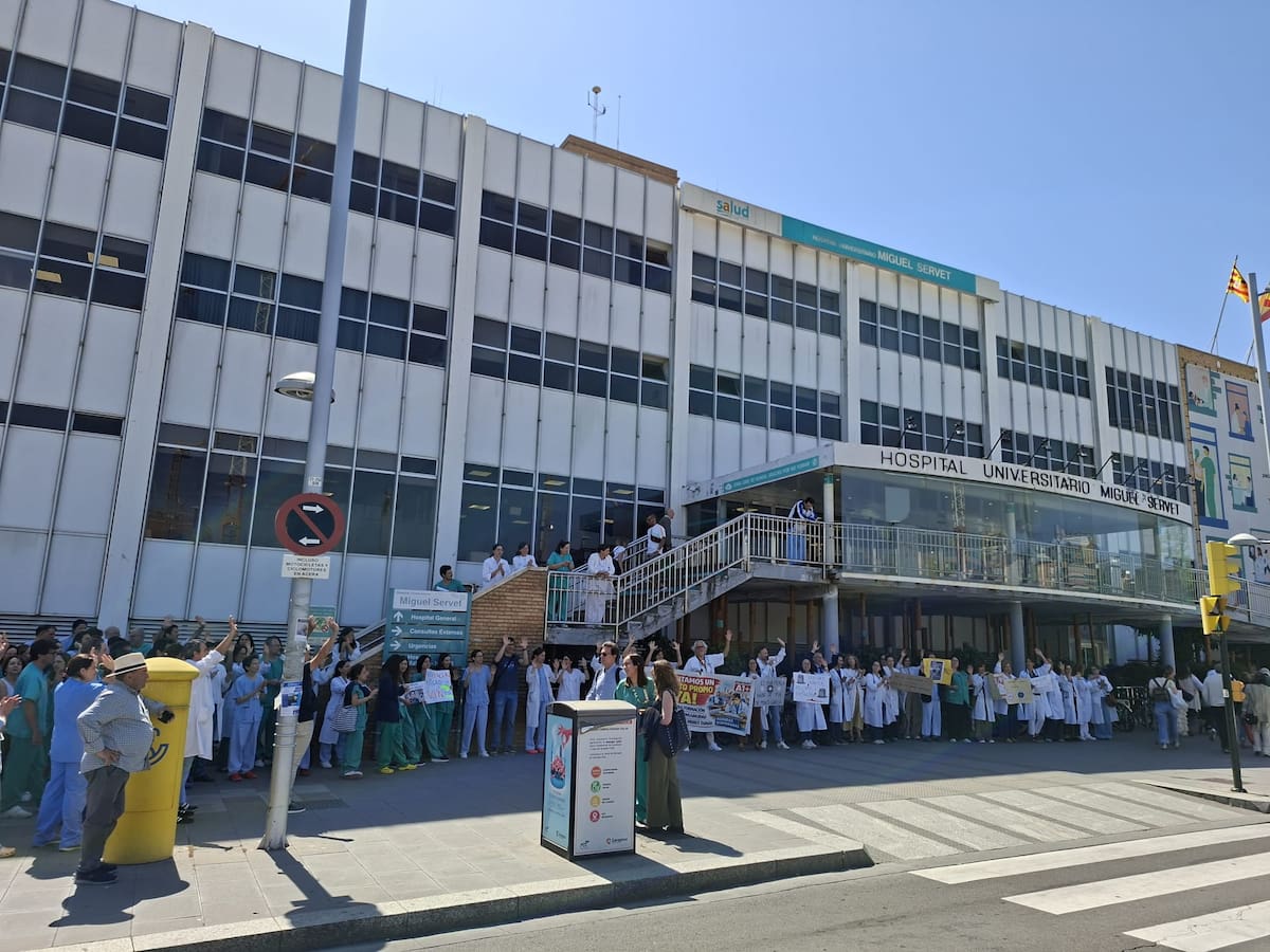 Los médicos aragoneses afrontan la quinta semana de huelga desde diciembre: "Es inaudito"