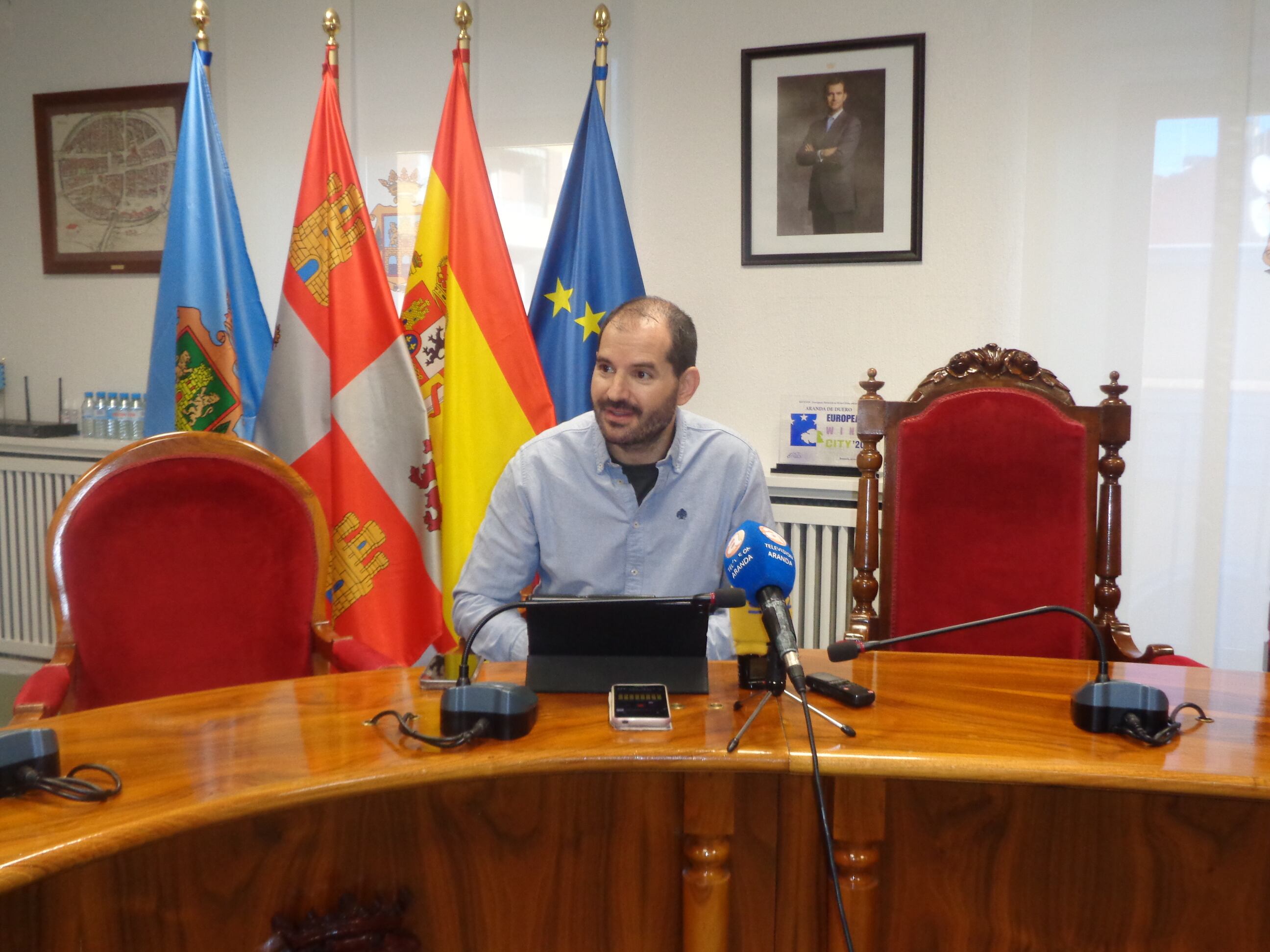 El concejal de Seguridad Ciudadana daba a conocer estos datos en el salón de plenos