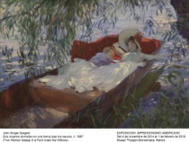 Una de las obras incluídas en la exposición 'Impresionismo americano' en el Museo Thyssen