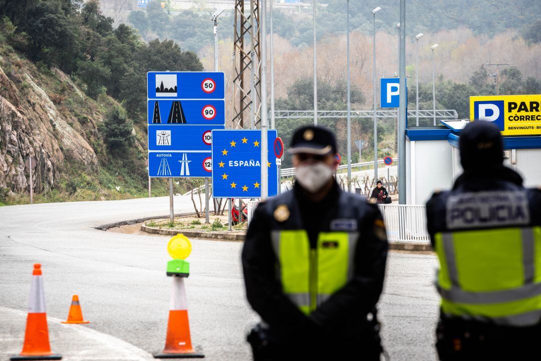 Frontera entre España y Francia. 