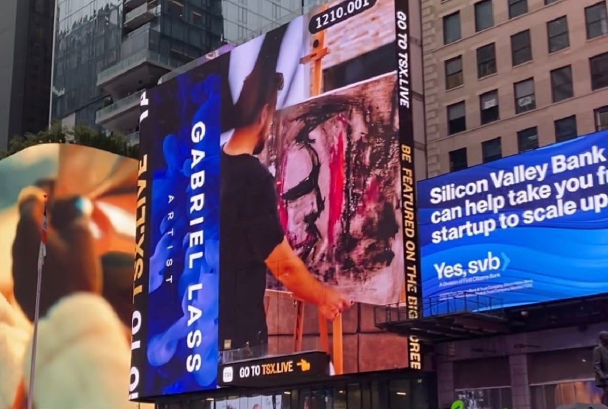 Gabriel Lass en Nueva York: el artista murciano brilla en la Gran Manzana