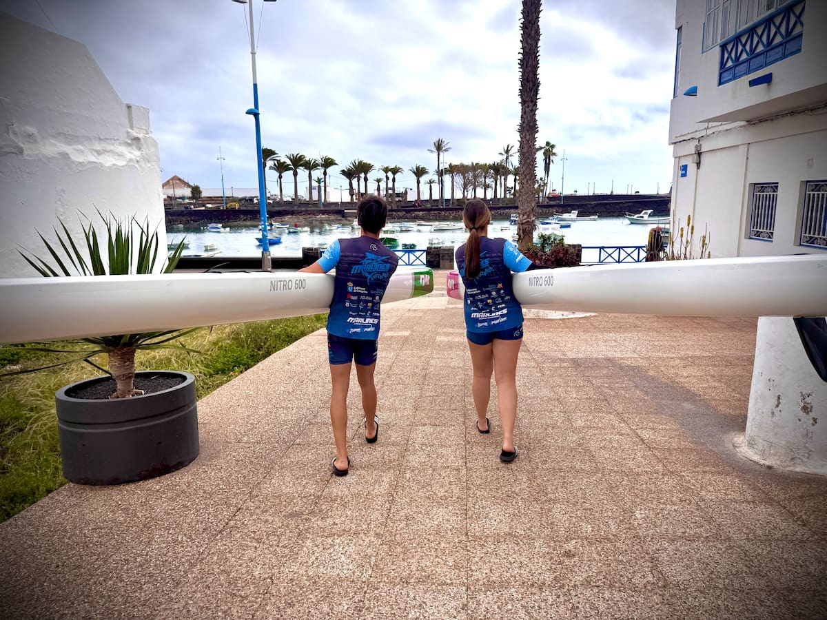 Los Marlines de Lanzarote, listos para el inicio de la Liga Nacional de Kakak de Mar en Vilaboa, a pesar de 'Therese'