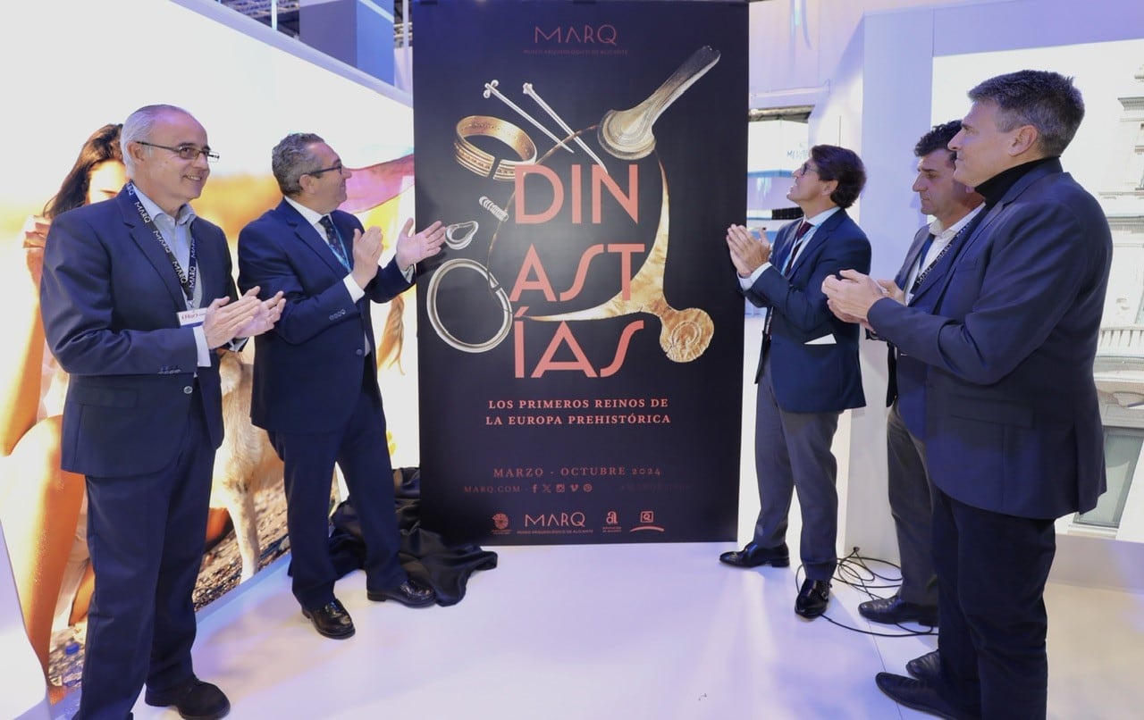 Presentación de la exposición &#039;Dinastías. Los primeros reinos de la Europa prehistórica&#039; en FITUR 2024 que se verá en el MARQ de Alicante desde finales de marzo