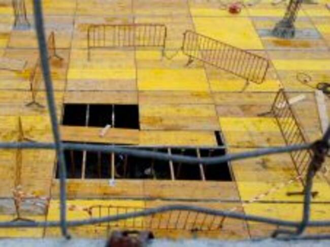 Estado en el que ha quedado el encofrado cedido