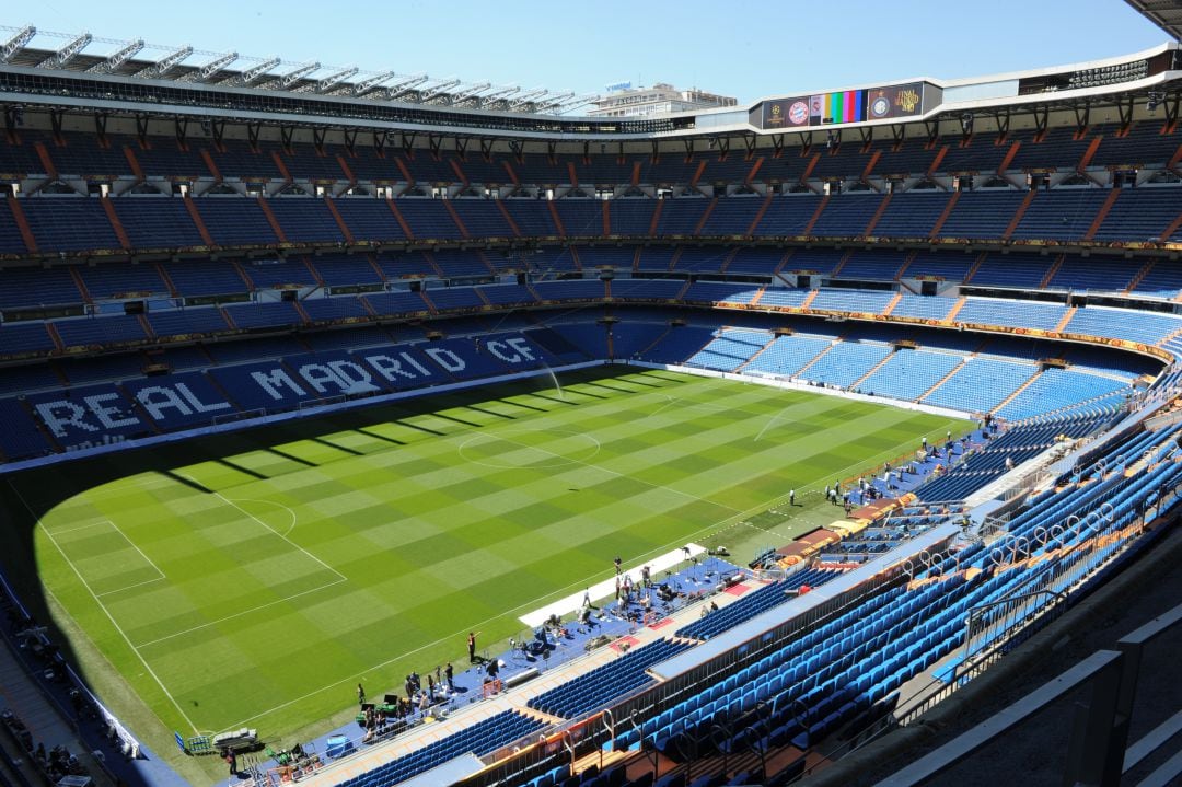 El estadio Santiago Bernabéu de Madrid